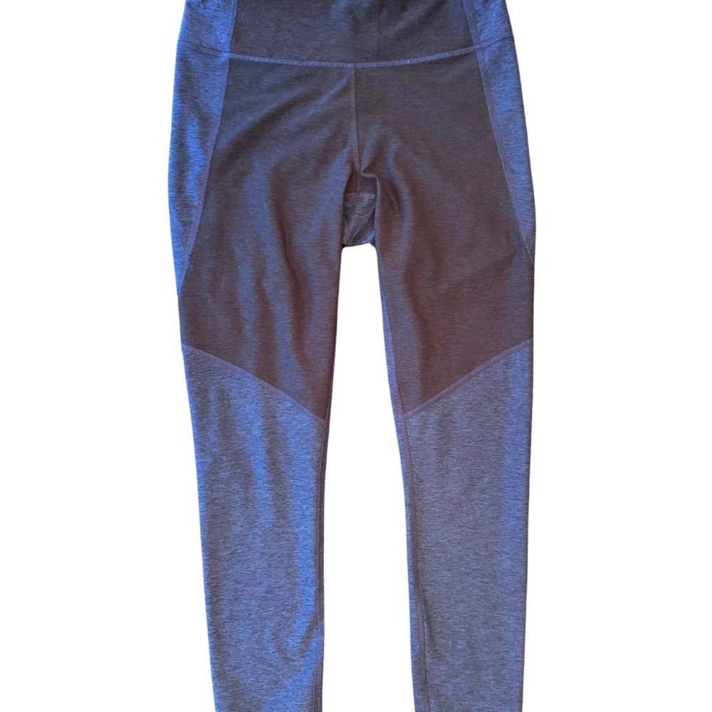 Outdoor Voices 7/8 Gray and Blue Leggings | Women’s Size Small